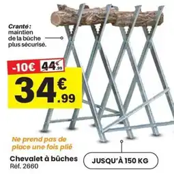 Shopix Chevalet à bûches offre