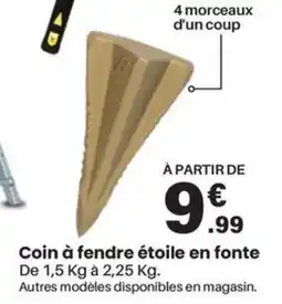 Shopix Coin à fendre étoile en fonte offre