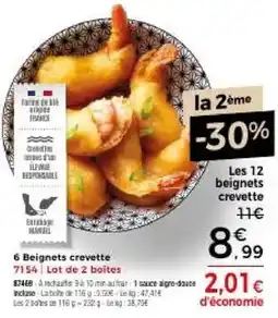 Thiriet Beignets crevette offre