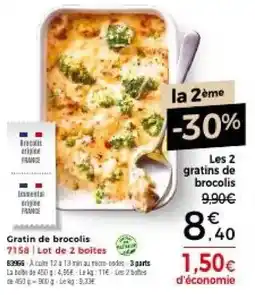 Thiriet Gratin de brocolis offre