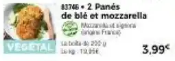 Thiriet Panés de blé et mozzarella offre