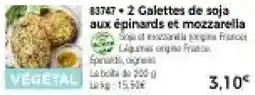 Thiriet VEGÉTAL Galettes de soja offre