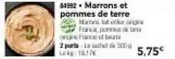 Thiriet Marrons et pommes de terre offre