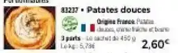Thiriet Patates douces offre
