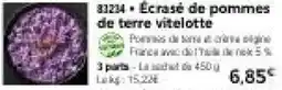 Thiriet Écrasé de pommes de terre vitelotte offre