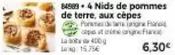Thiriet 4 Nids de pommes de terre, aux cèpes offre
