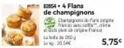 Thiriet Flans de champignons offre