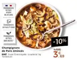 Thiriet Champignons de Paris émincés offre