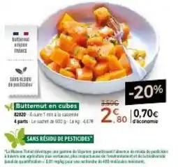 Thiriet Butternut en cubes offre