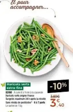 Thiriet Haricots verts extra-fins offre