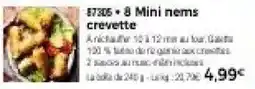 Thiriet 8 Mini nems crevette offre