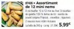 Thiriet Assortiment de 12 mini nems offre