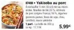 Thiriet Yakisoba au porc offre