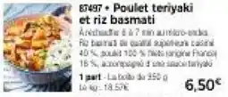 Thiriet Poulet teriyaki offre