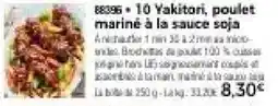 Thiriet 88395 • 10 Yakitori, poulet mariné à la sauce soja offre