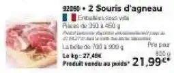 Thiriet 2 Souris d'agneau offre