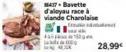 Thiriet Bavette d'aloayau race à viande Charolaise offre