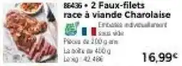 Thiriet Faux-filets race à viande Charolaise offre