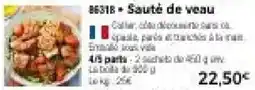 Thiriet Sauté de veau offre