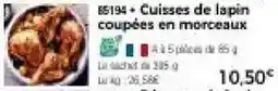 Thiriet Cuisines de lapin offre