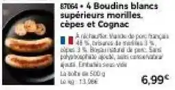 Thiriet Boudins blancs supérieurs offre