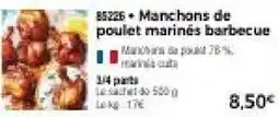 Thiriet Manchons de poulet marinés barbecue offre