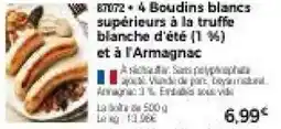 Thiriet Boudins blancs supérieurs offre
