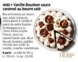Thiriet Vanille Bourbon sauce caramel au beurre salé offre