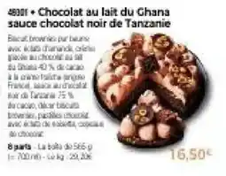 Thiriet Chocolat au lait du Ghana offre