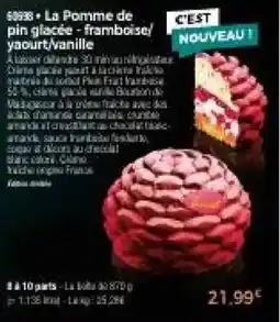 Thiriet La Pomme de pin glacée offre