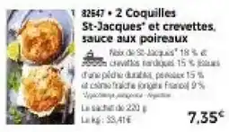 Thiriet 2 Coquilles St-Jacques* et crevettes offre
