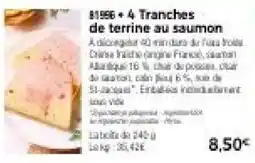 Thiriet Terrine au saumon offre