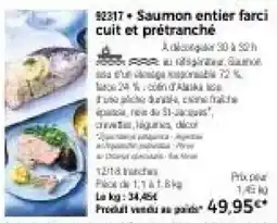 Thiriet Saumon entier farci offre