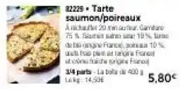 Thiriet Tarte saumon/poireaux offre