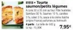 Thiriet Tourte saumon/petits légumes offre