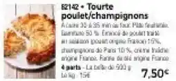 Thiriet Tourte poulet/champignons offre