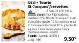 Thiriet Tourte St-Jacques/crevettes offre