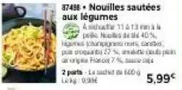 Thiriet Nouilles sautées aux légumes offre