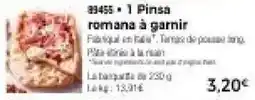 Thiriet Pinsa romana à garnir offre