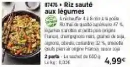Thiriet Riz sauté aux légumes offre