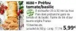 Thiriet Préfou tomate/basilic offre