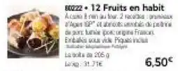 Thiriet 12 Fruits en habit offre