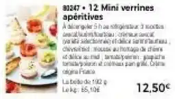 Thiriet COLONA 12 Mini verrines apéritives offre