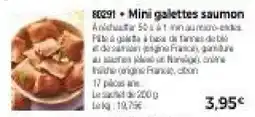 Thiriet 80291 + Mini galettes saumon offre