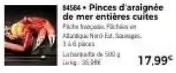 Thiriet Pinces d'araignée de mer entières cuites offre
