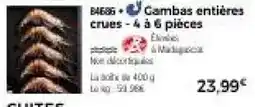 Thiriet Gambas entières crues offre