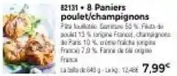 Thiriet 8 Paniers poulet/champignons offre