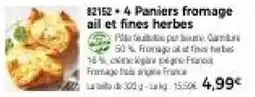 Thiriet 82152 • 4 Paniers fromage offre