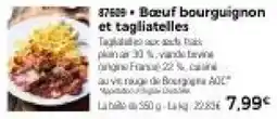 Thiriet Bœuf bourguignon et tagliatelles offre