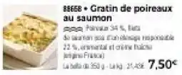 Thiriet Gratin de poireaux au saumon offre